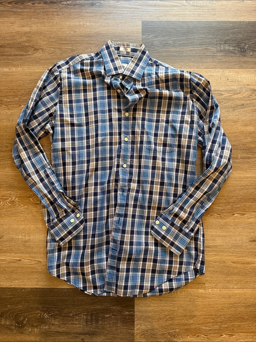 Peter Millar plaid button down